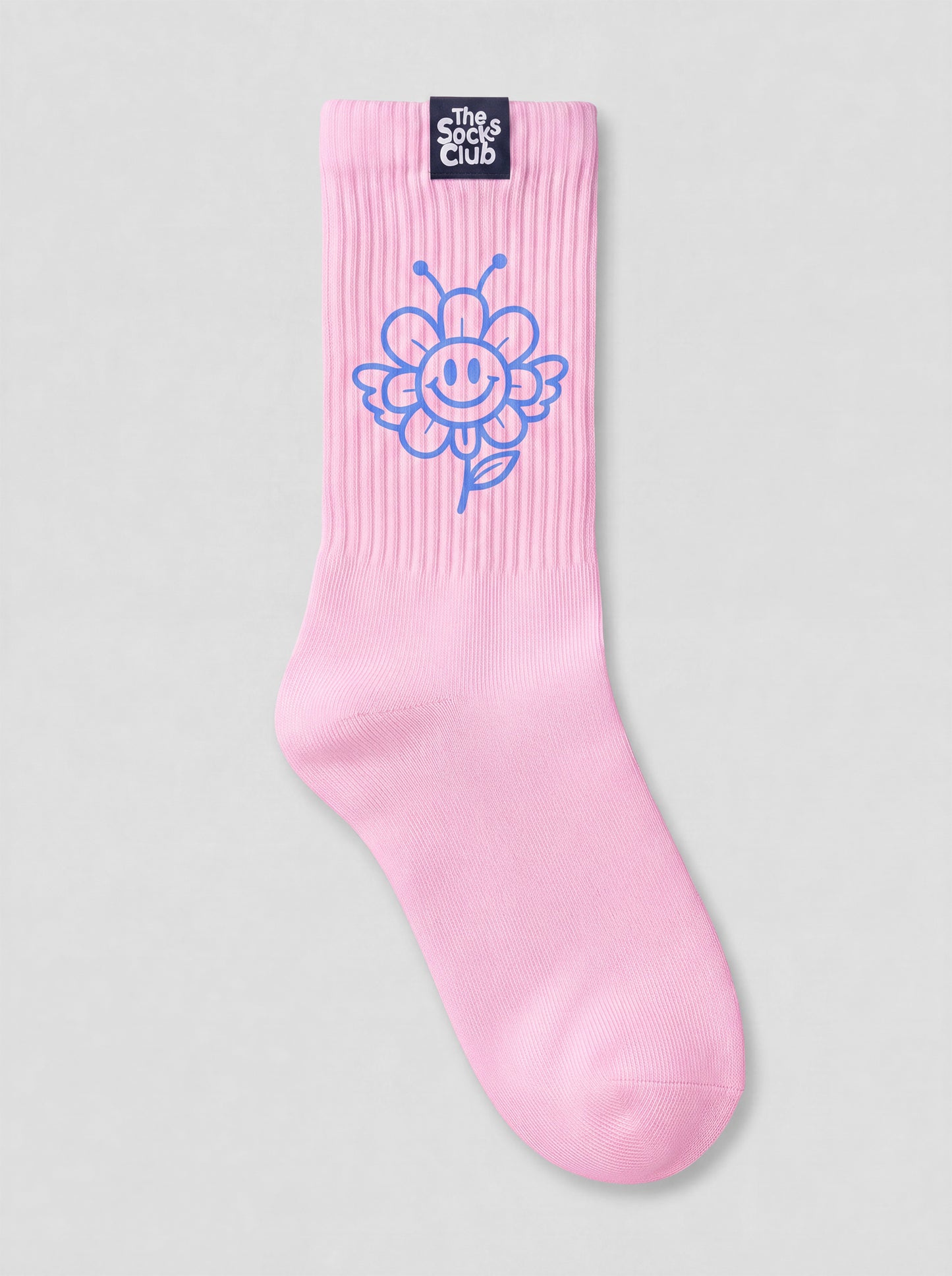 Happy Flower - Regular Pink Socks