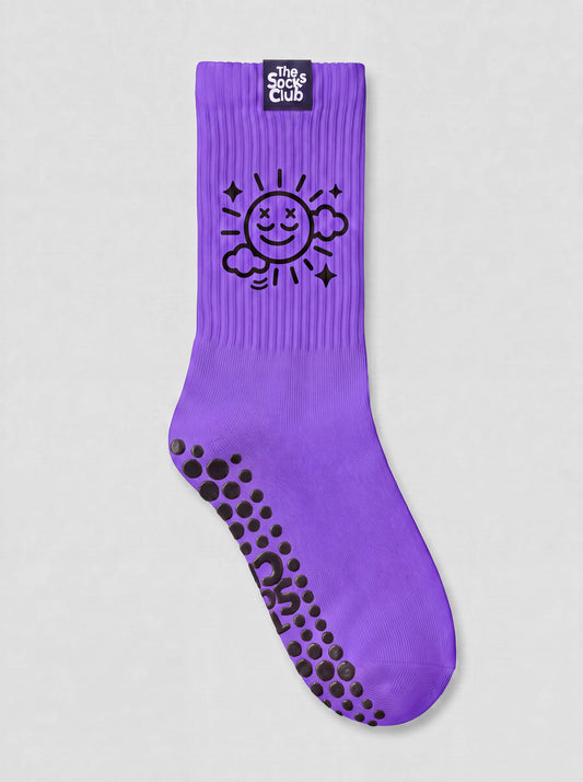 Sunny Daze - Pilates Purple Socks