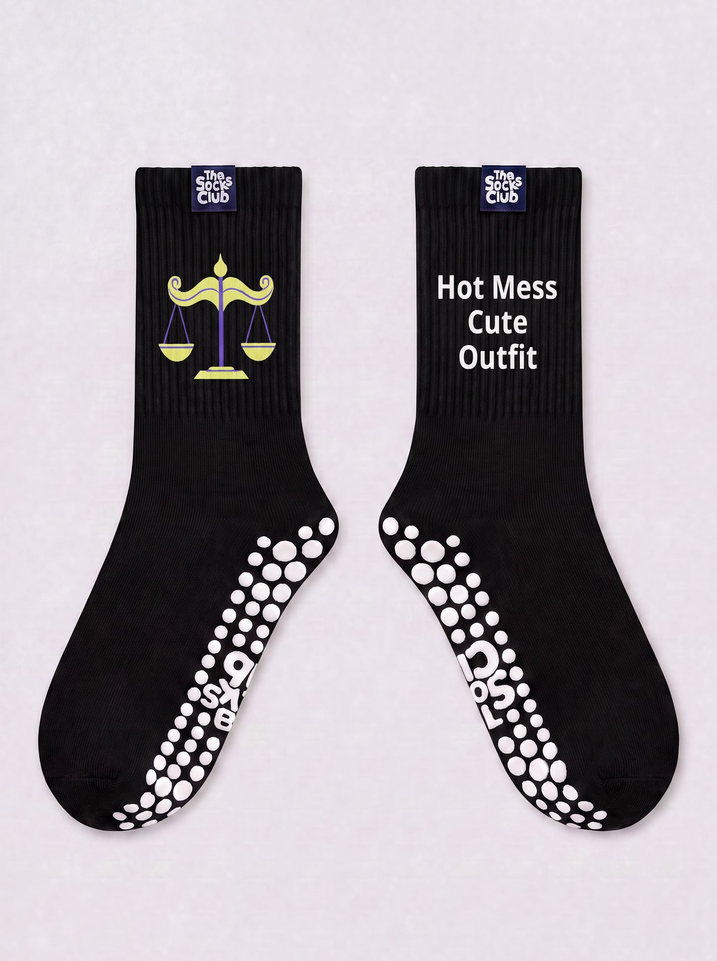 Hot Mess Cute Outfit (Libra) - Pilates Black Socks