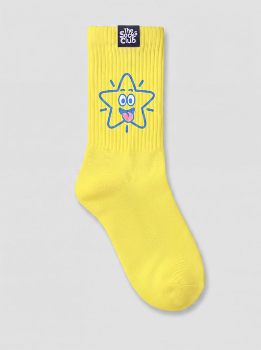 Party Star - Regular Yellow Socks