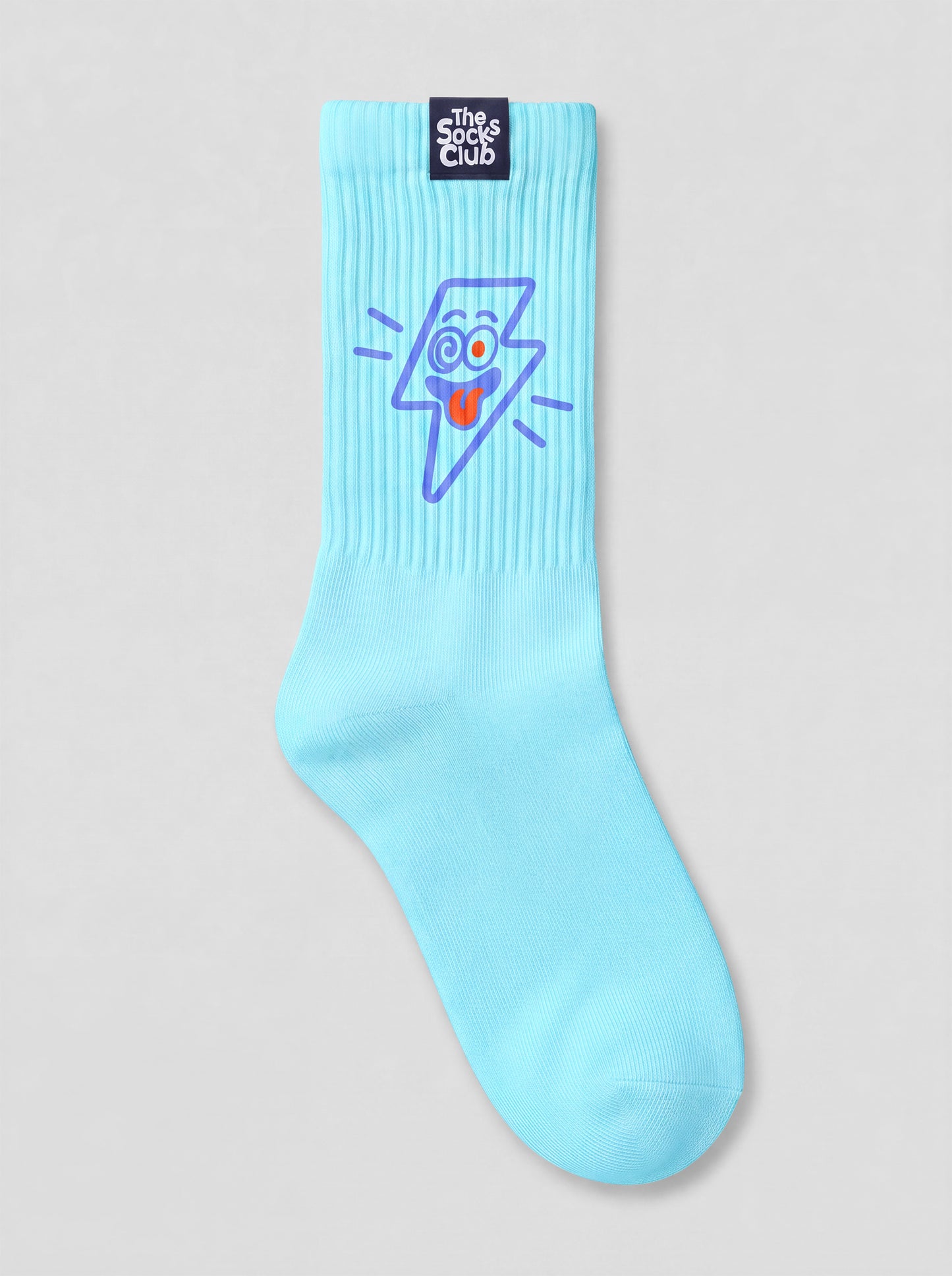 Electric Bolt - Regular Cyan Socks