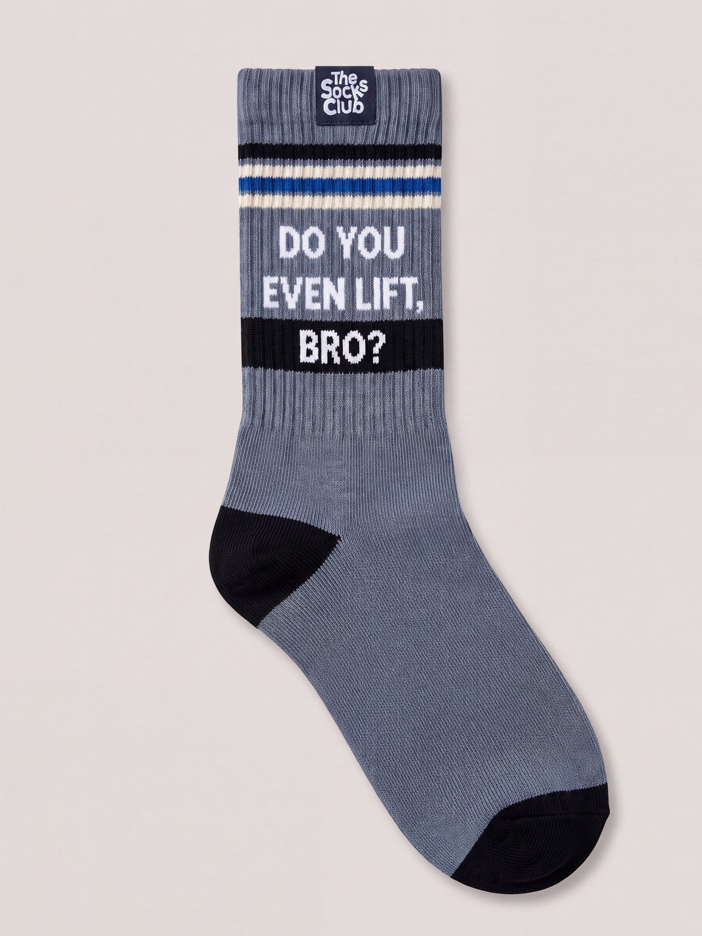 Do You Even Lift Bro? - Regular Charcoal Socks