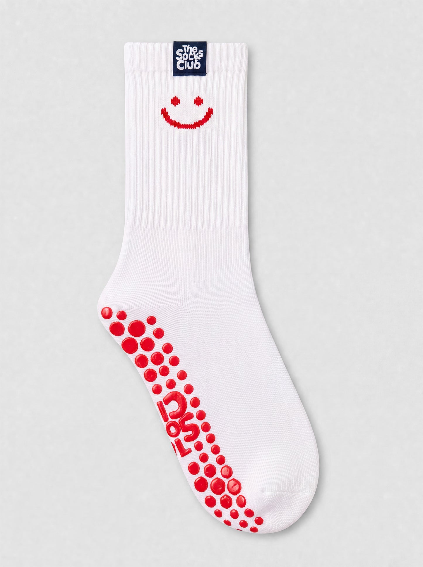 Smiley  - Pilates White Socks