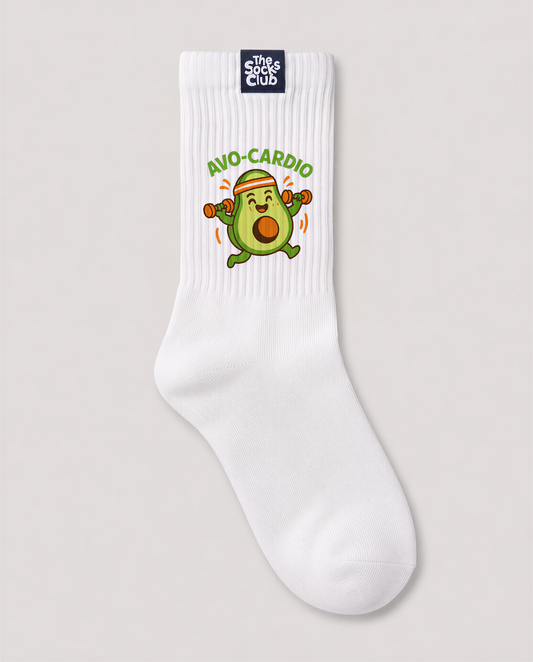 Avo-Cardio - Regular White Socks