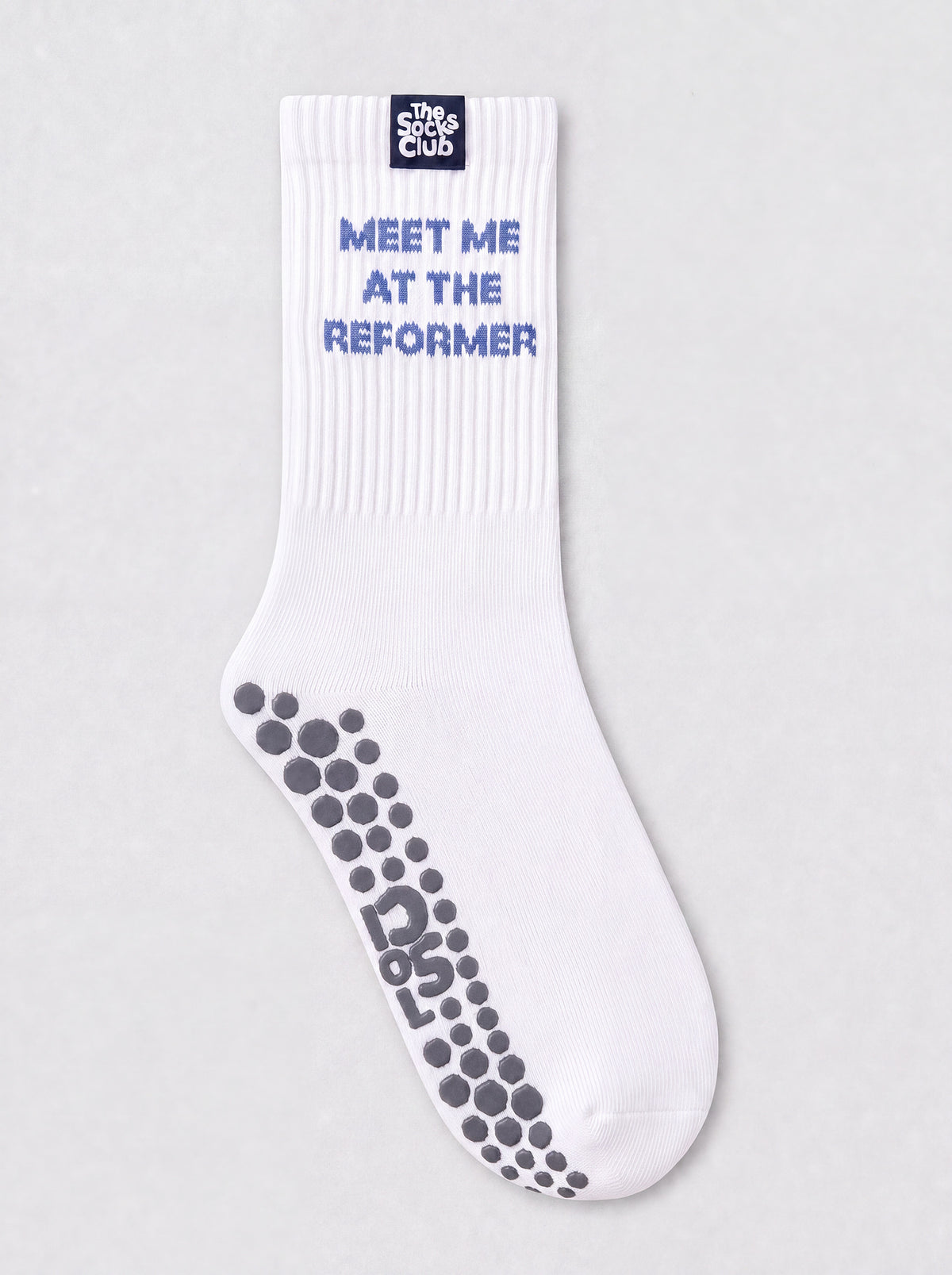 Meet Me At The Reformer - Pilates White Socks