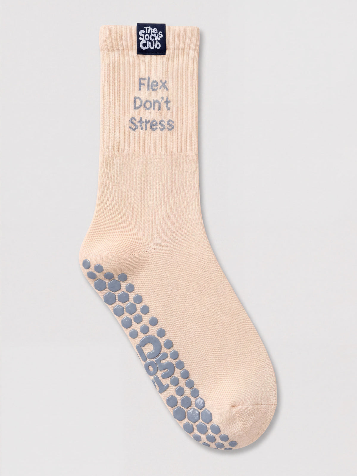 Flex Don’t Stress - Pilates Beige Socks