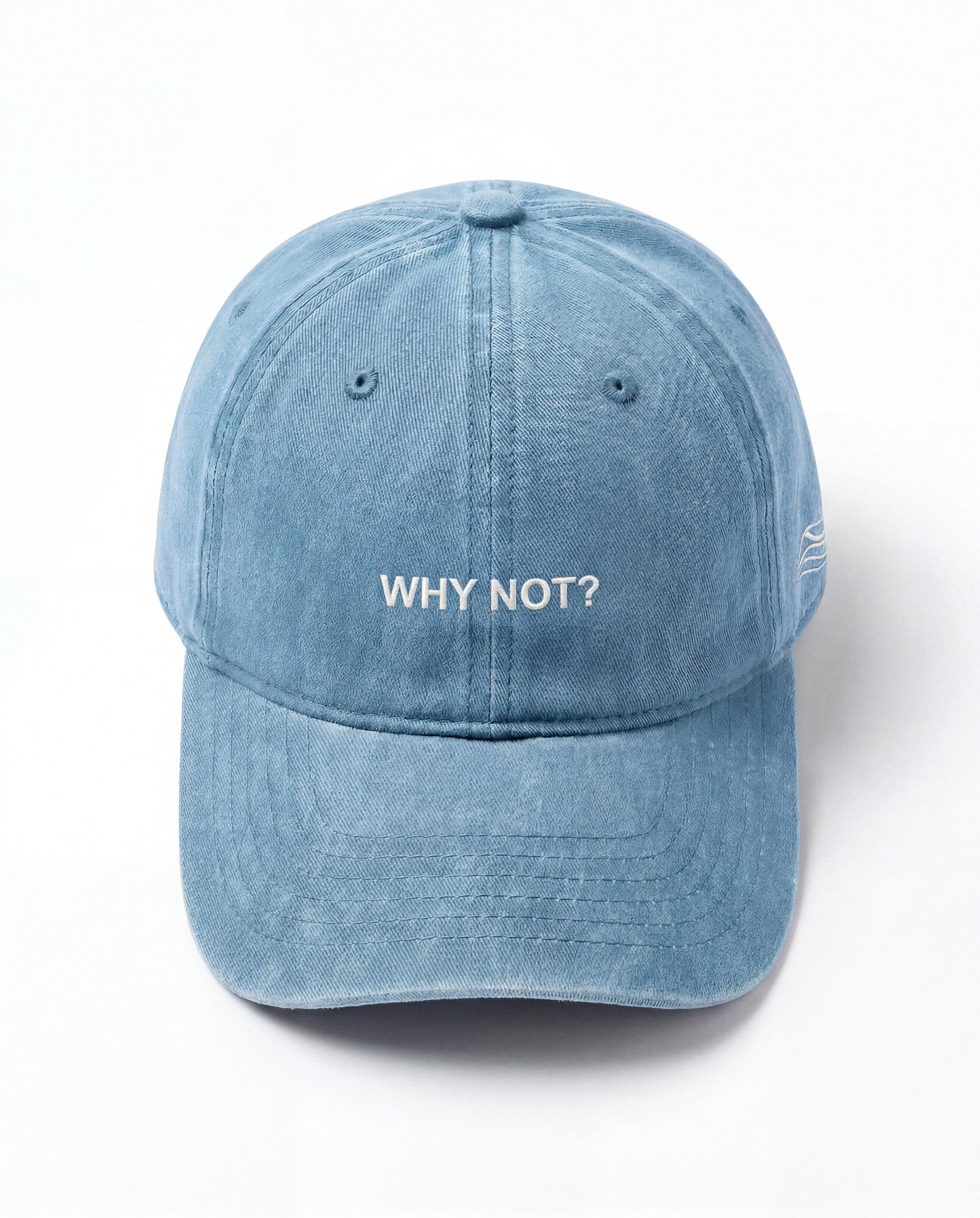 Why Not - Denim Blue Cap