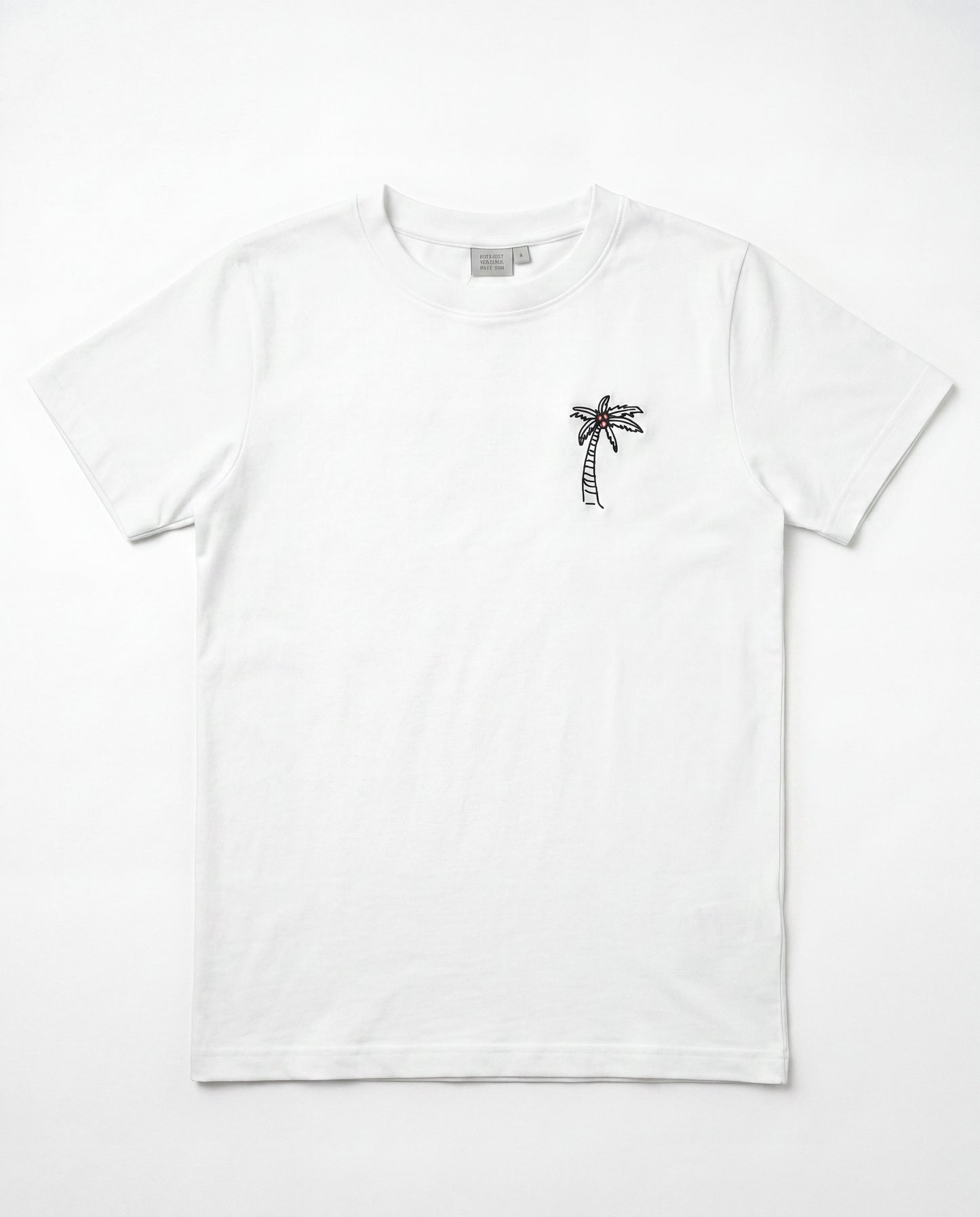 Palm Tree Tee – White