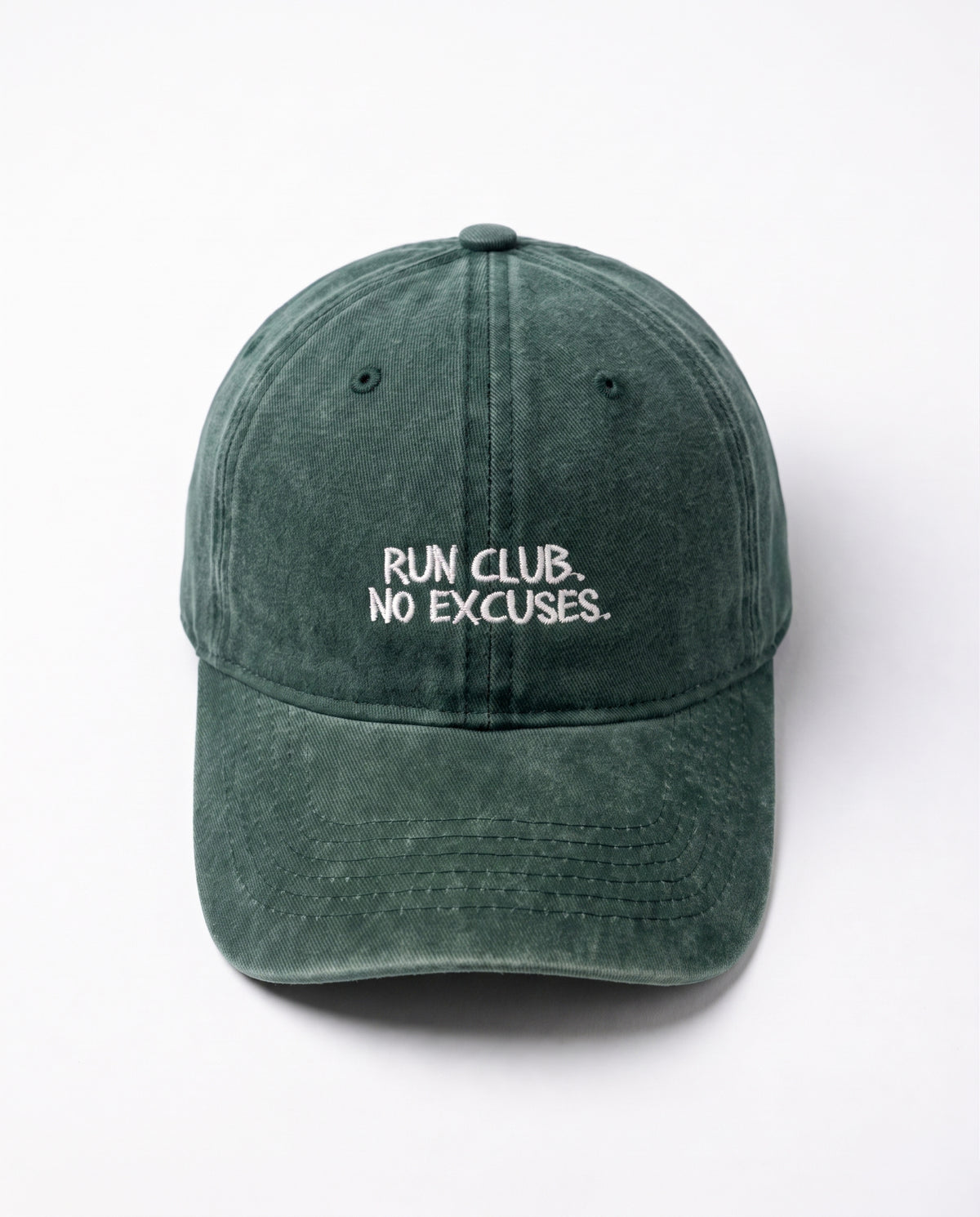 Run Club No Excuses - Green Cap