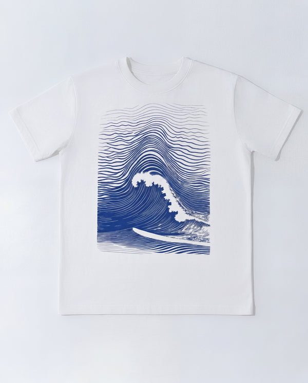 The Swim Club White Tee — Heat Mirage