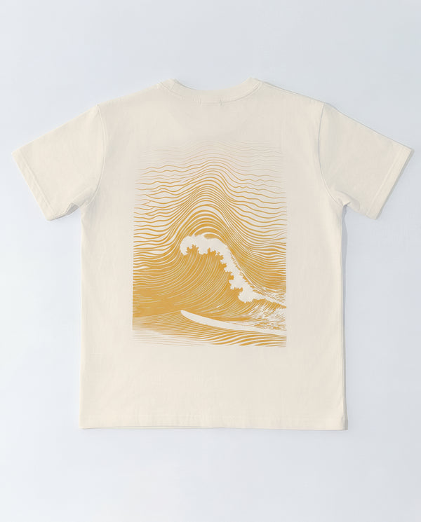 The Swim Club Beige Tee — Heat Mirage