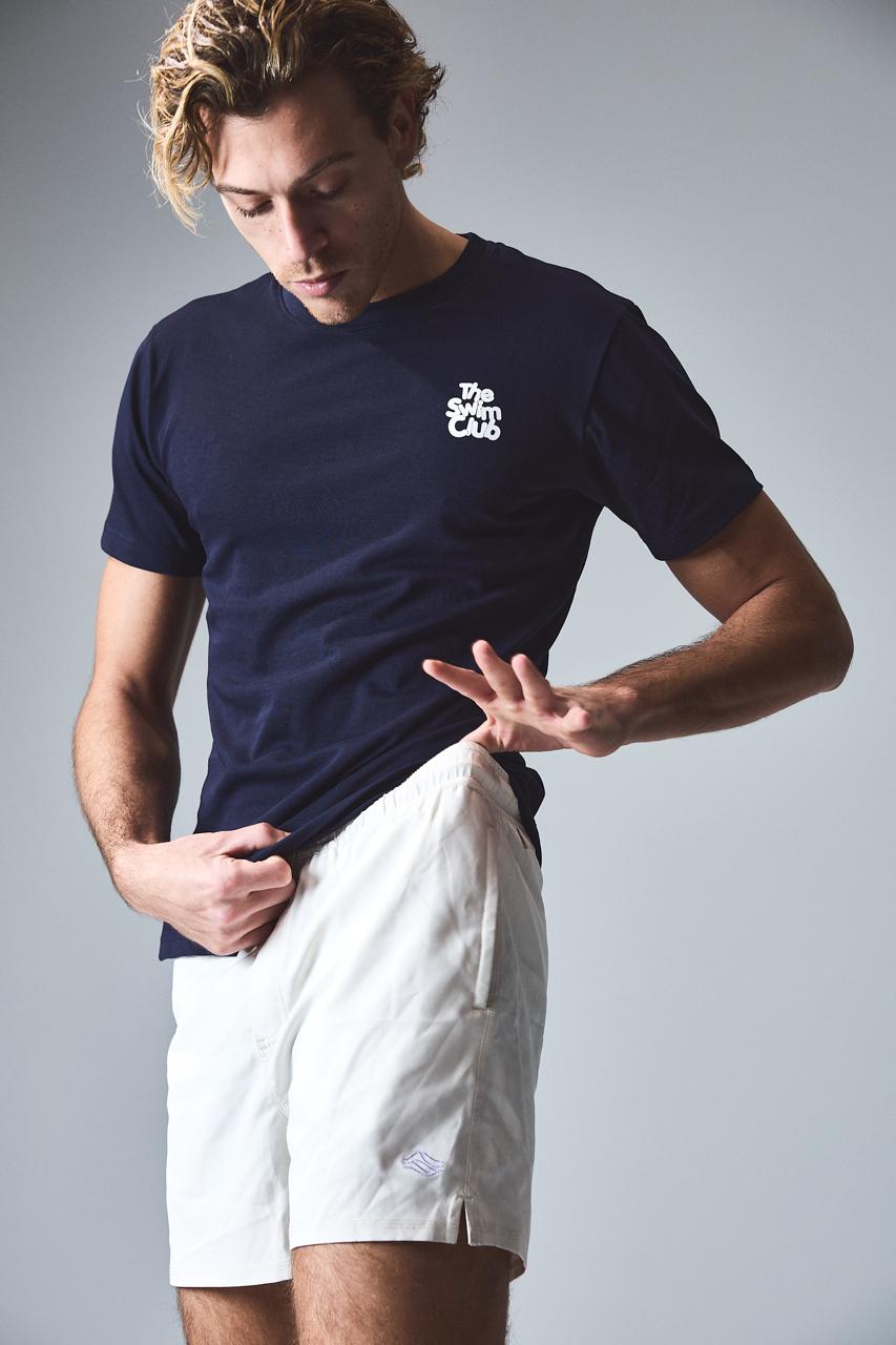 White Gym to Swim Performance Shorts