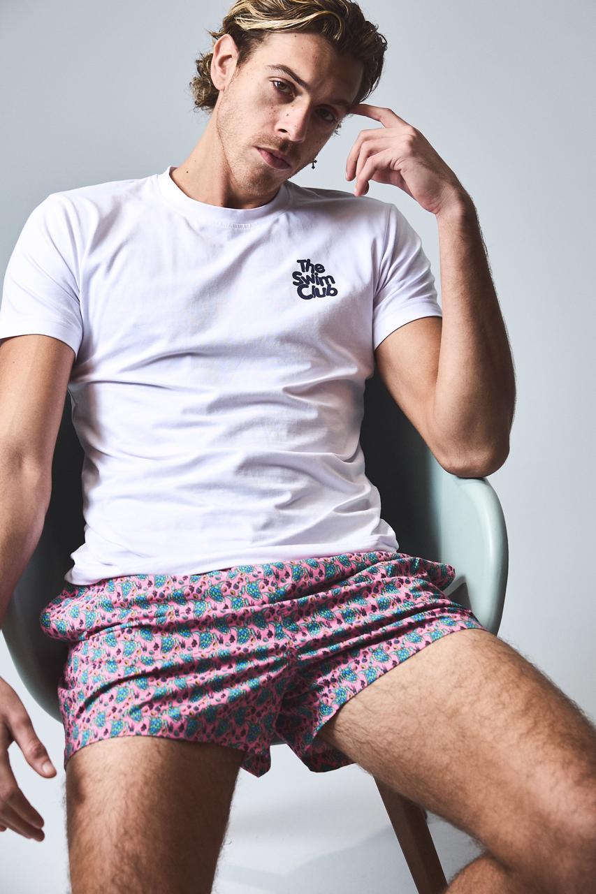 Pink Ocean Wanderer Swim Shorts