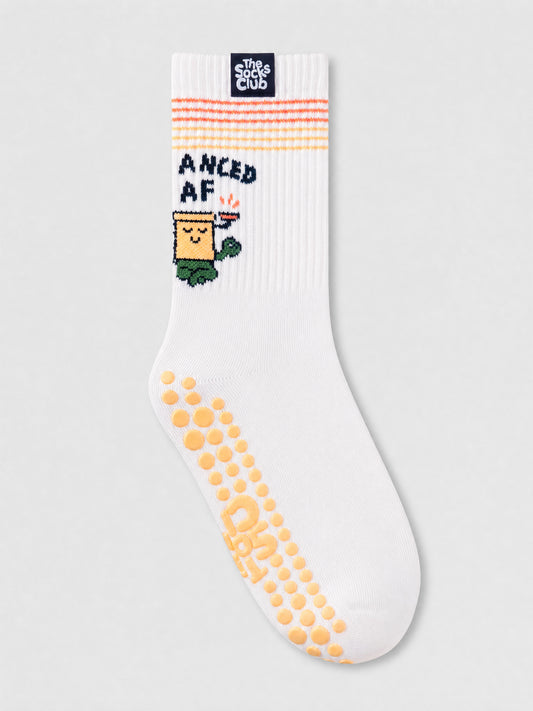 Balanced AF - Pilates White Socks