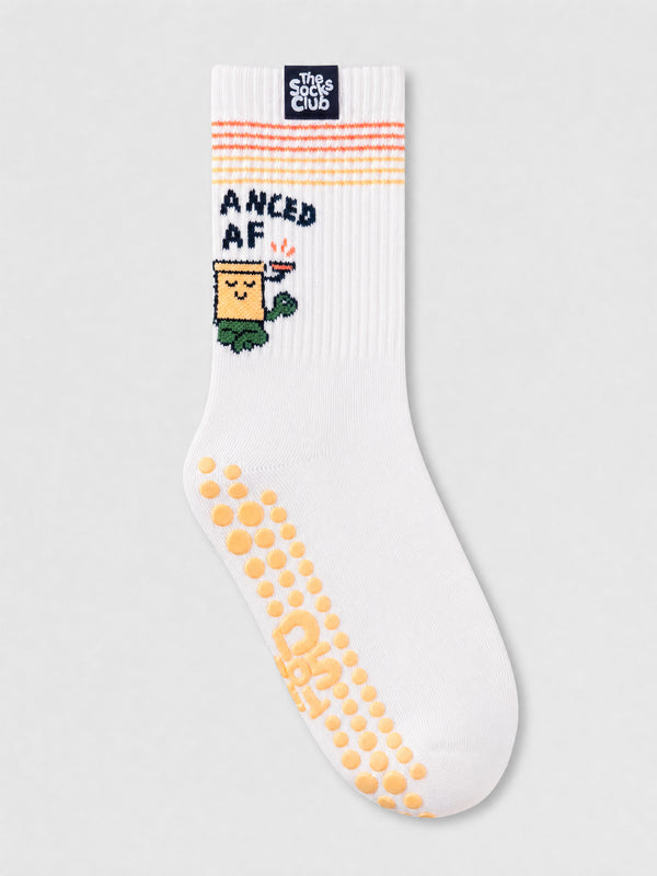 Balanced AF - Pilates White Socks